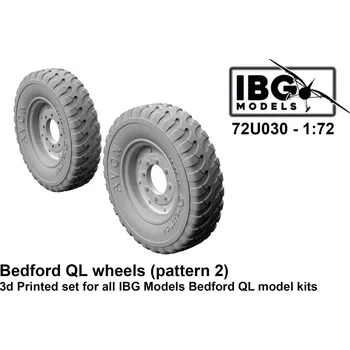 Plastikový model 1/72 Bedford QL - wheels (pattern 2)