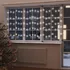 Vánoční osvětlení vidaXL Světelný závěs hvězdičky 500 LED studená bílá