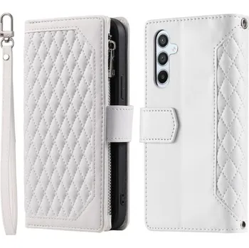 Pouzdro na mobilní telefon Pouzdro na Samsung Galaxy S23 FE Luxury Double Layer bílé