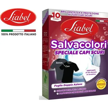 Přípravek na praní LIABEL WASH BLACK Ubrousky na černé prádlo 10ks