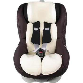 Příslušenství pro přepravu dětí Kaarsgaren Vložka do autosedačky 9-36 kg z merino beránka a bavlny