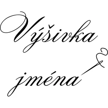 Nášivka výšivka Mrs. + monogram Barva výšivky: Tmavě modrá