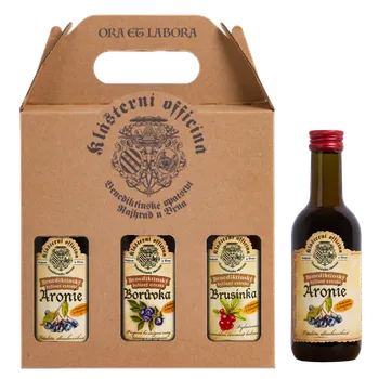 Dárkový potravinový koš Klášterní Officína Dárkový balíček č. 12 – Z ČERSTVÉHO OVOCE