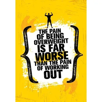 Plakát Plakát, Obraz - The Pain Of Being Overweight Is, subtropica