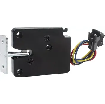 Rozvaděč Elektromagnetický zámek na dvířka s možností kontroly otevření, 50kg 3 V DC