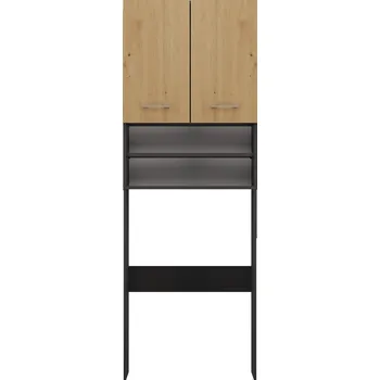 Koupelnový nábytek FALCO Skříňka nad pračku Pema antracit/dub artisan