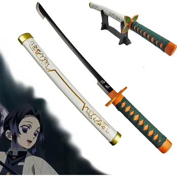 Replika zbraně Jolly Mini Nichirin Katana "SHINOBU KOCHO" Demon Slayer