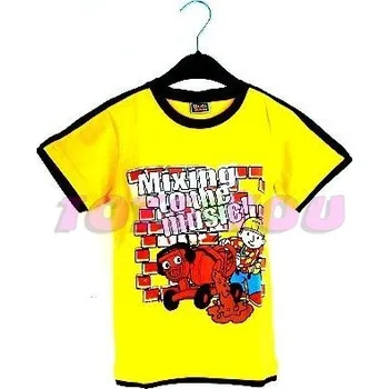 Pánské tričko Tričko 642A krátký rukáv žluté - Bořek Stavitel (vel.104_110)