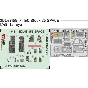 Modelářství Eduard 1/48 F-16C Block 25 SPACE (TAMIYA)