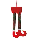 Guirca Vánoční dekorace - nohy Elfa 50 cm