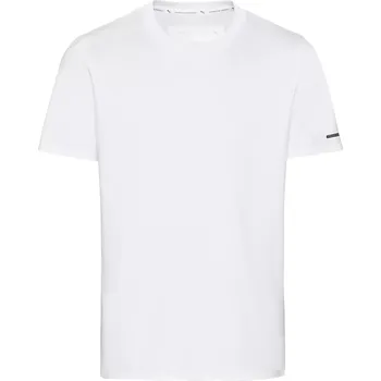 Pánské tričko PORSCHE DESIGN Essential T-SHIRT Tee Tričko s kulatým výstřihem bílé (Sportovní košile s výstřihem a reflexními logy Porsche Design a PUMA. Základní tričko pro sportovní styly.)