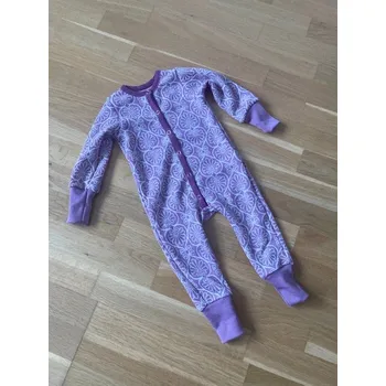 Kojenecké oblečení Rostoucí merino overal - folk fialová, Duomamas Velikost: 18-24 měsíců