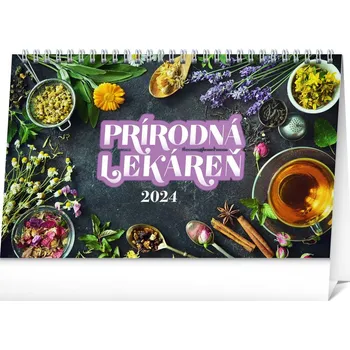Kalendář Stolový kalendár Prírodná lekáreň 2024, 23,1 x 14,5 cm