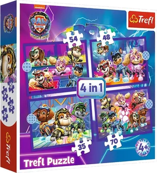Puzzle Trefl Tlapková patrola Hrdinové 4v1 207 dílků
