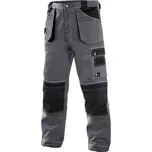 CXS Kalhoty montérkové do pasu, ORION TEODOR, šedo/černé vel. 68