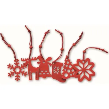 Vánoční ozdoba Rouge Sada 6 ozdob