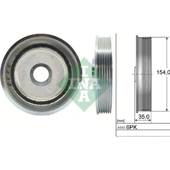 Řemenice, klikový hřídel INA 544 0112 10