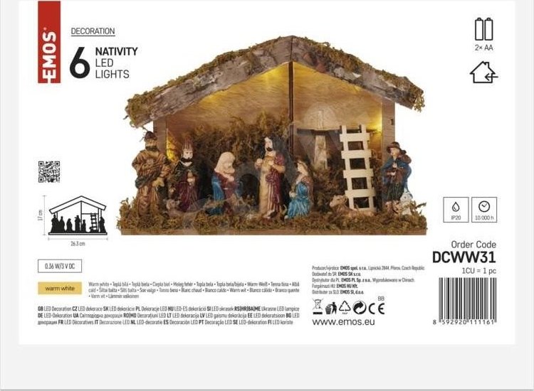 foto Betlém EMOS DCWW31 17 cm