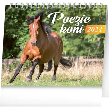 Kalendář Stolní kalendář Poezie koní 2024, 16,5 x 13 cm