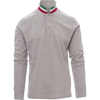 pracovní tričko Pánská polokošile Payper LONG NATION MELANGE Barva: Melánžová Šedá/ Itálie, Velikost: 5XL