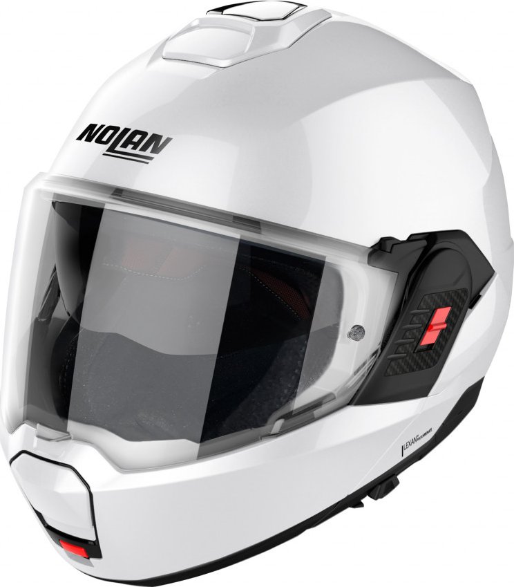 Nolan N120-1 Classic N-Com Metal White 5 Překlopná přilba