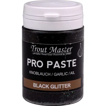 Návnadová pasta SPRO obalovací těsto Trout Master Pro Paste 60g Barva: Černé třpytky