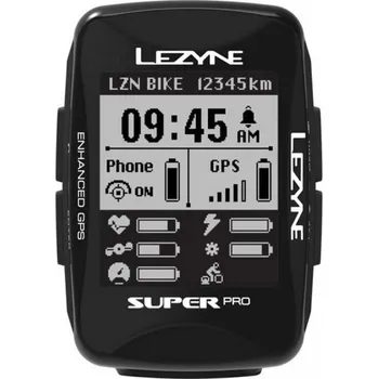 GPS navigace LEZYNE Super Pro GPS HR/ProSC navigace