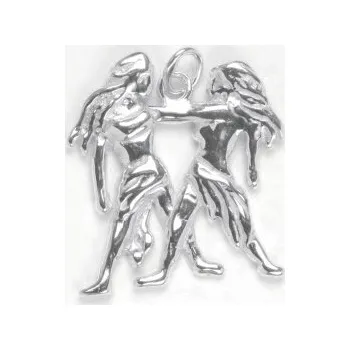 Přívěsek Stříbrný přívěsek měsíční znamení blíženci - P941 (Stříbrný přívěsek blíženci)