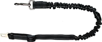 Vodítko pro psa Purlov Elastický pás 25 mm 1-1,3 m černý
