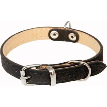 B&F - výroba chov potřeb s.r.o Obojek semiš. Kůže SUNNY Černá B&F 1,6 x 40cm