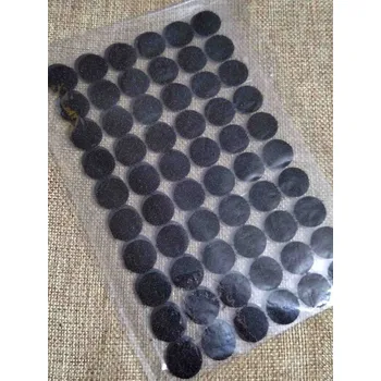 Zip Suchý zip samolepicí kolečka Ø15 mm černá