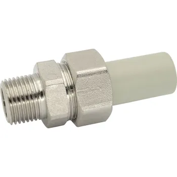 Vodovodní potrubí Slovarm - Přípojení závitové do tvarovky vnější PPR 20x1/2 PN20 - 512012