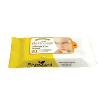 Vlhčený ubrousek FARMASI Vlhčené ubrousky intimní 20ks INTIMATE