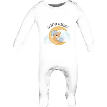 Dupačky Dětské dupačky Organic s potiskem Medvídek Good night dětské