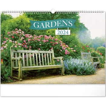 Kalendář Nástěnný kalendář Zahrady 2024, 48 x 33 cm