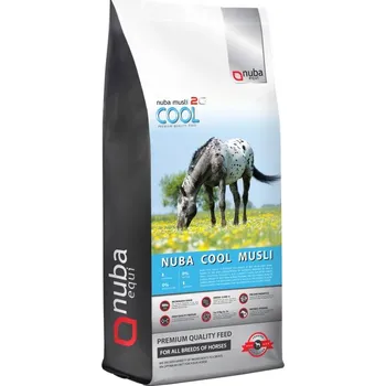 Krmivo pro koně NUBA EQUI Nuba Cool Musli 2G - nízkoenergetické krmivo - pytel 20 kg