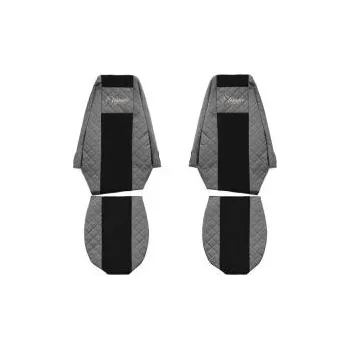 Autodoplněk Sada potahů sedaček (sedadel) pro RENAULT MAGNUM (od roku 2004) šedá 20606