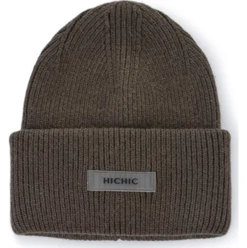 Pokrývka hlavy LUXUSNÍ ČEPICE HICHIC KÁVOVĚ HNĚDÁ CoreKnit