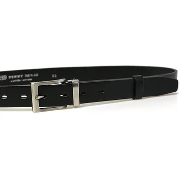 Opasek PENNY BELTS Nadměrný kožený opasek 30-100-4-60 černý - 135 cm