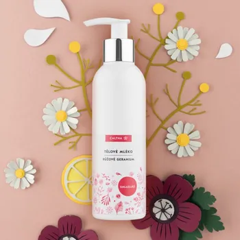 Tělové mléko Caltha kosmetika Tělové mléko Růžové geranium 200ml