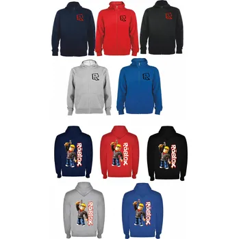 Chlapecká mikina Mikina na zip Roblox ONE Barva: Šedá melírová, Velikost: 122/128 - 7/8let