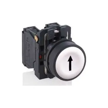 Stavebniny Schneider XB5AA3341 Ovládač stiskací lícující, 1 Z - bílý