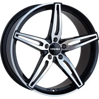 Disk Alu kola CARMANI CA15 sw poliert 6,5x16" 5x112 ET48 57,1