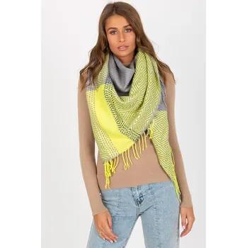 Šála Hladká dámská šála s třásněmi model 1187 šedá