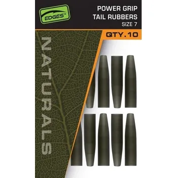 FOX - Převleky Edges Naturals Power Grip Tail Rubbers vel. 7 10 ks