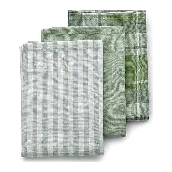 Utěrka KELA Utěrka na nádobí Pasado 3 ks olivová 65 × 45 cm