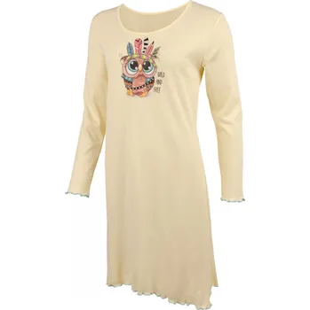 Dámská košile Vesna Dámská košile SOVA žlutá s dlouhým rukávem XL