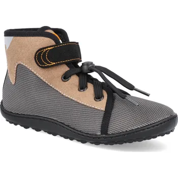 Dívčí obuv Leguano Barefoot dětské kotníkové boty Leguanito scippo forester šedé Velikost: 31