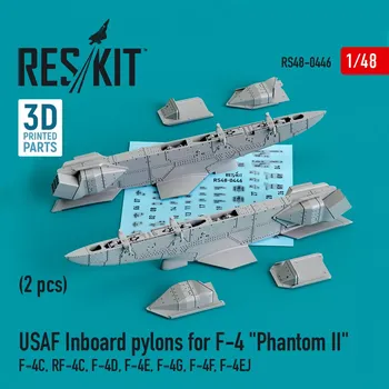 Plastikový model Reskit 1/48 USAF Inboard pylons for F-4 'Phantom II' (2x)