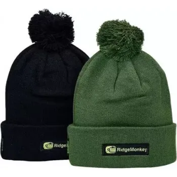Čepice Kulich RidgeMonkey APEarel Bobble Beanie Hat Green